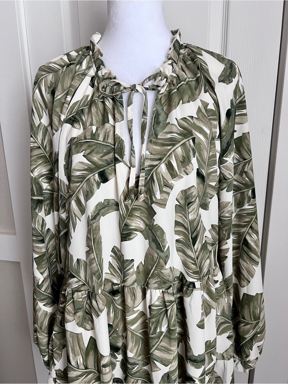 Show Me Your Mumu Marlow Palm Botanical Print Swing Mini Dress NEW - Size Small - Picture 2 of 10